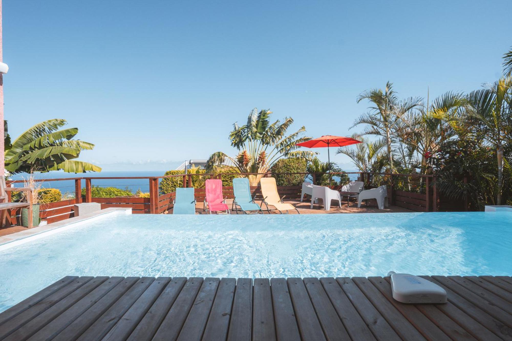 Villa Sunset St Leu, Avec Sa Vue Plongeante Sur La Mer Saint-Leu Luaran gambar